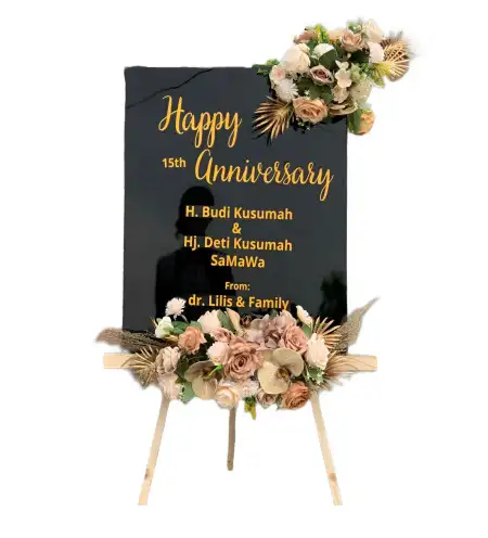 Papan Bunga Akrilik Kemutuk