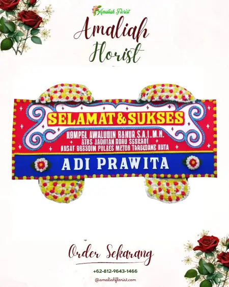 Papan Bunga Ucapan Selamat Kemutuk